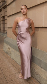 Victoria Maxi Dress - Dusty Pink