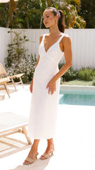 Tallulah Midi Dress - White