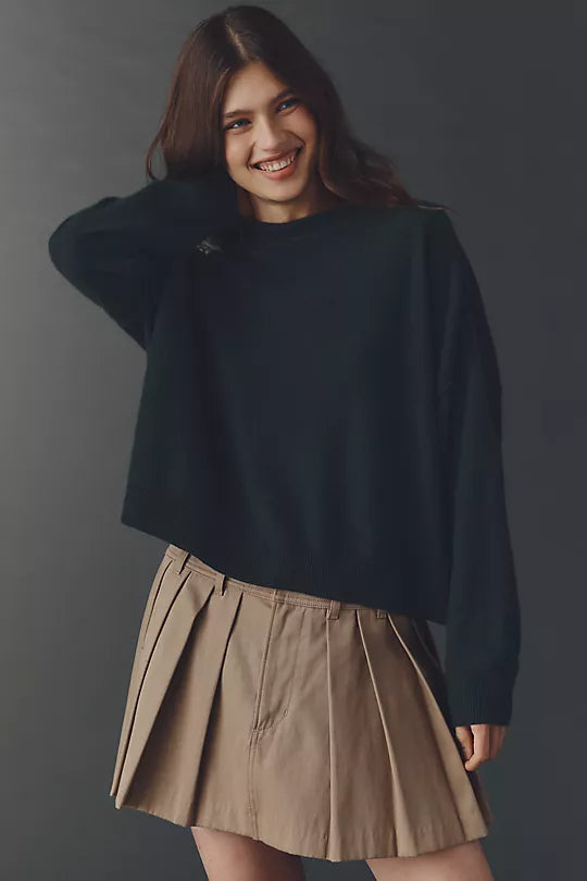 The Alani Cashmere Mock-Neck Sweater