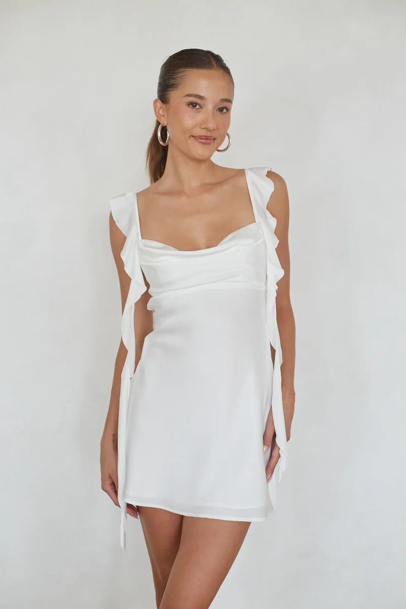Scheana Ruffle Strap Mini Dress