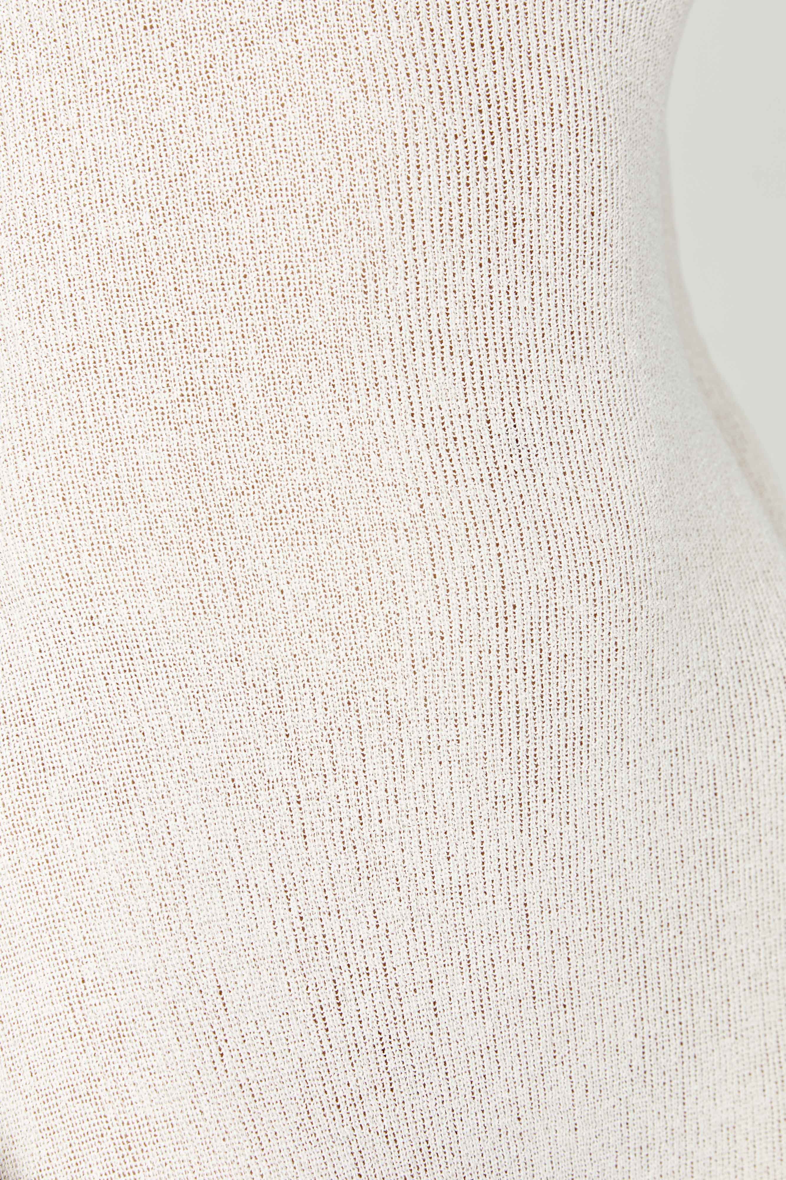 Talia Maxi Open Back Knit Dress - Ivory