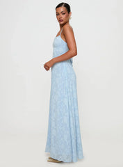 South Of France Maxi Dress Blue